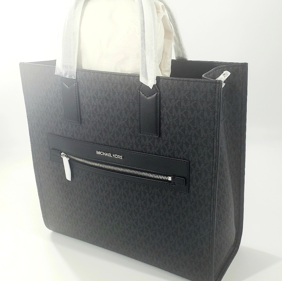 💰sold💰 Michael Kors Kenley Tote, black, NWT - Picture 4 of 11